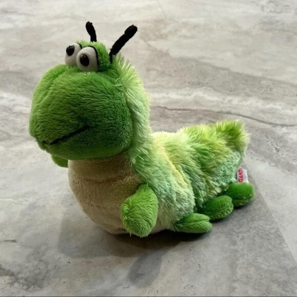 Ganz Webkinz Green Caterpillar 10 inch Stuffed Animal Plush Retired No Code